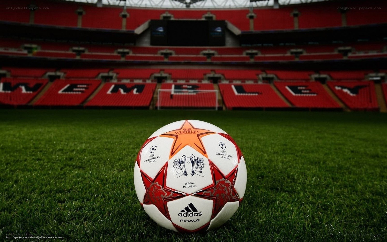 Champions League ball at Wembley