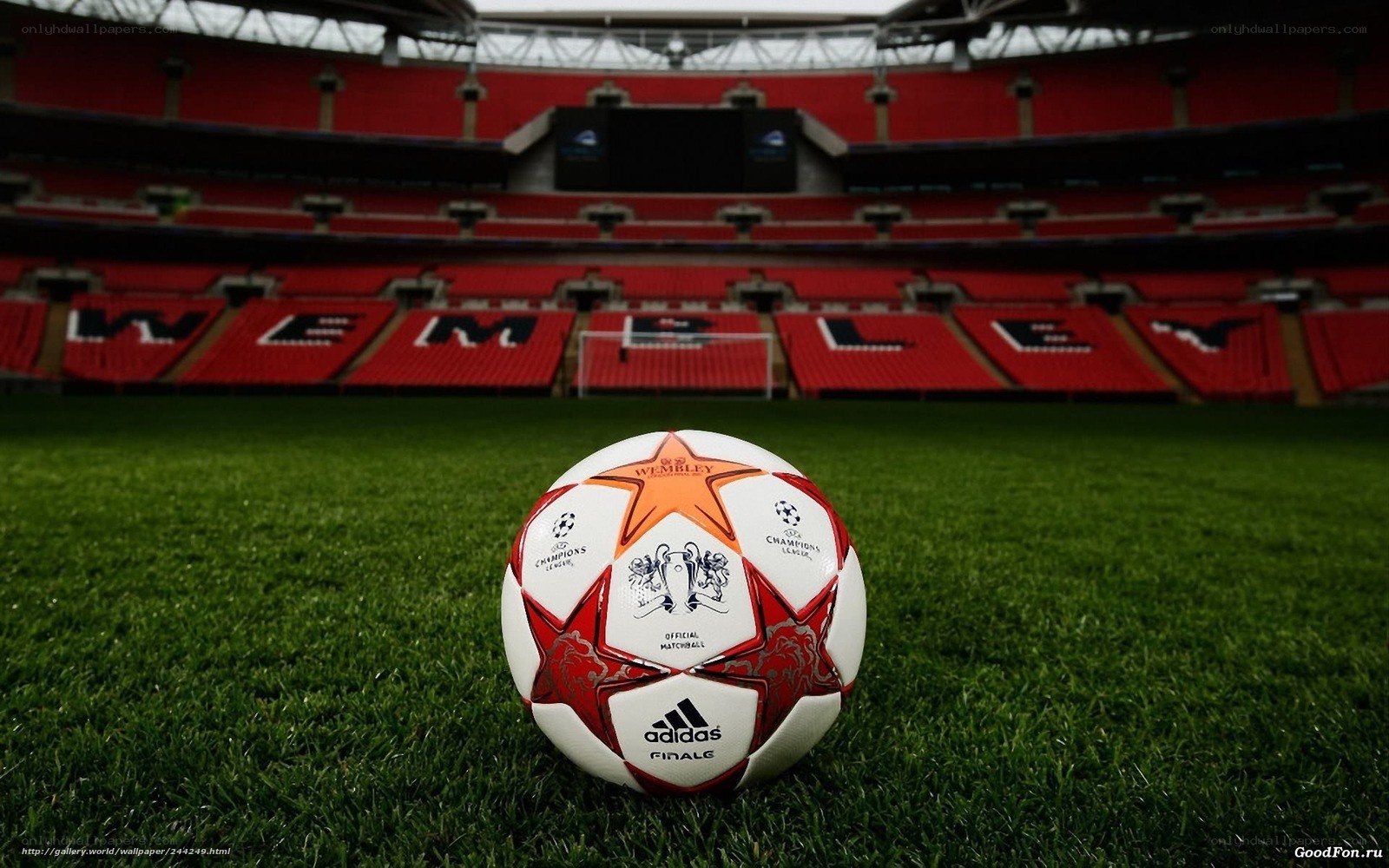 Champions League ball at Wembley