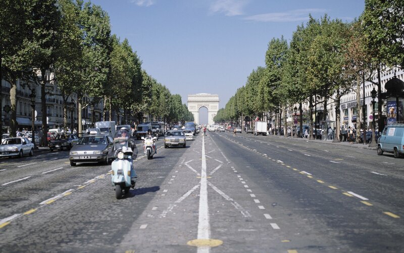 Champs-Élysées with Arc de Triomphe