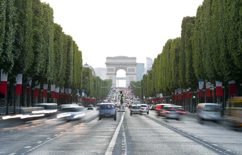 Champs-Élysées with Arc de Triomphe