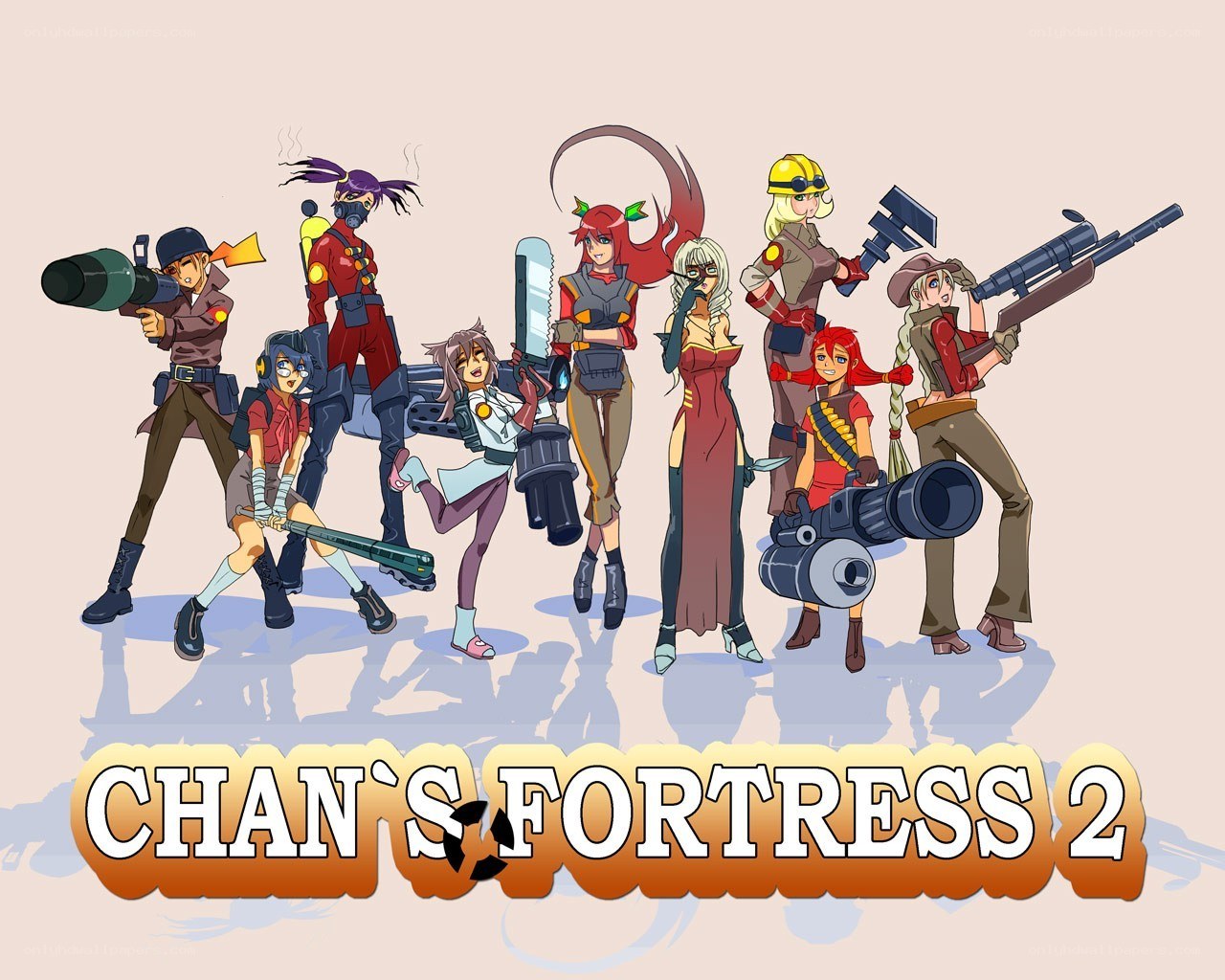 Chan's Fortress 2 characters