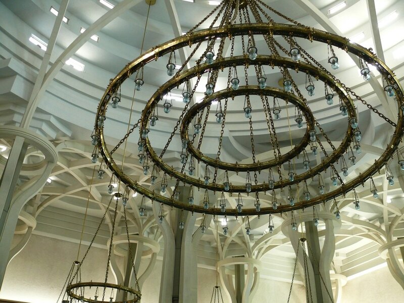 chandelier in a mosque