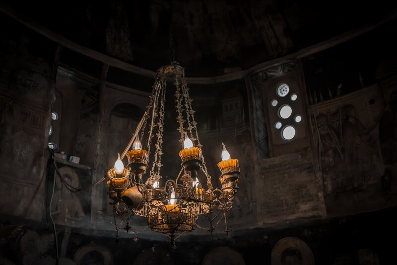 Chandelier in Church