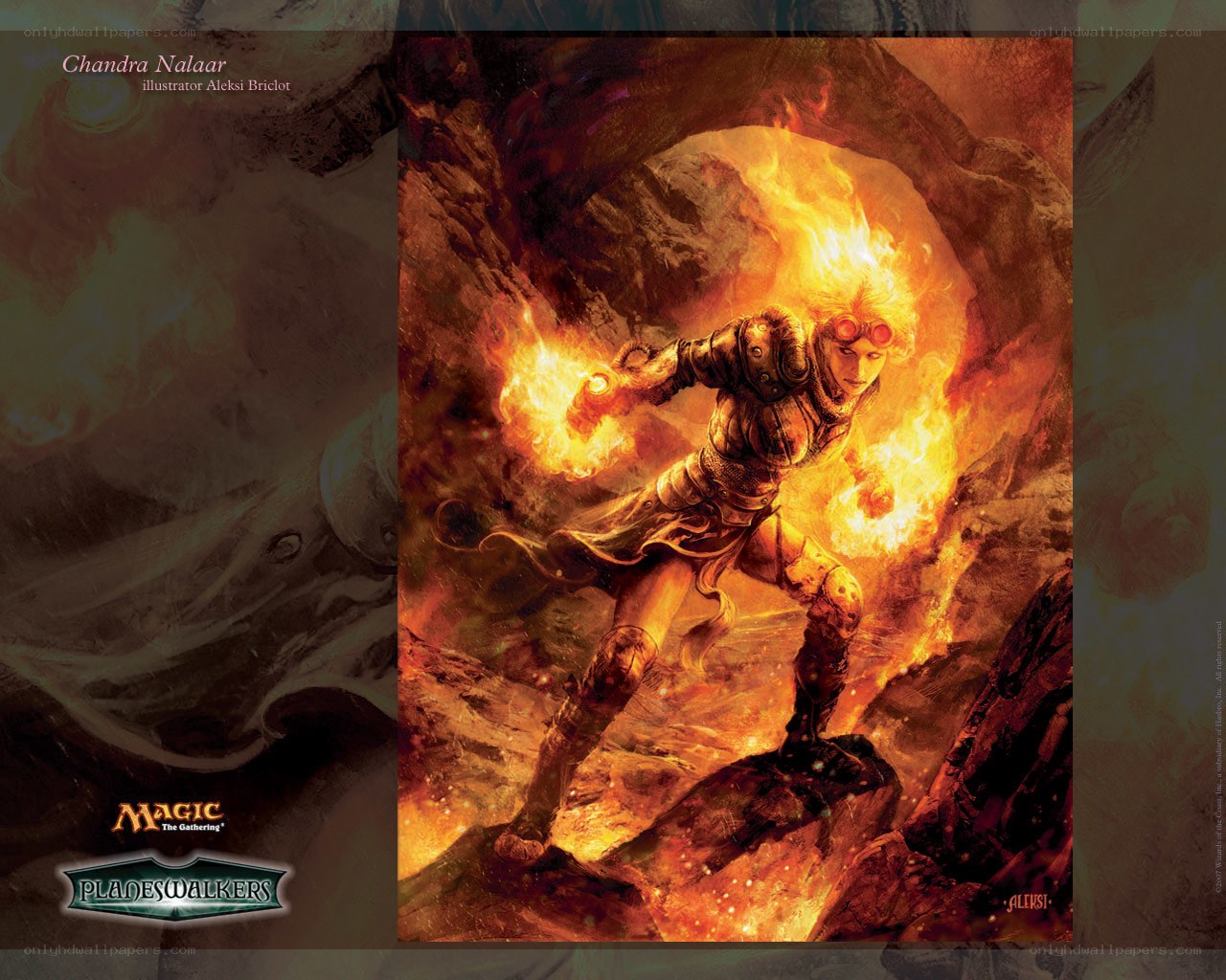 Chandra Nalaar in fire