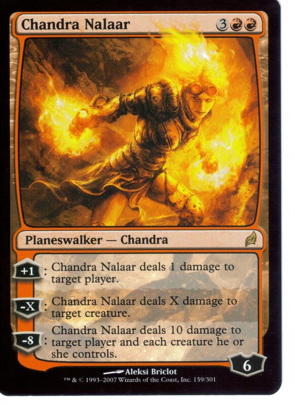 Chandra Nalaar planeswalker card