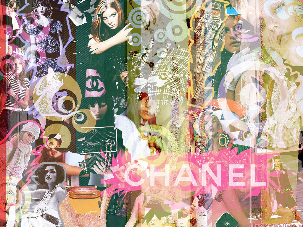 Chanel fashion collage