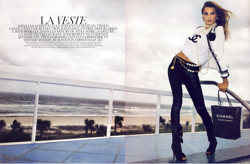 Chanel fashion spread