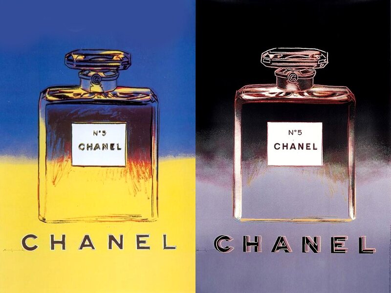Chanel No. 5 Perfume Bottle — Blue