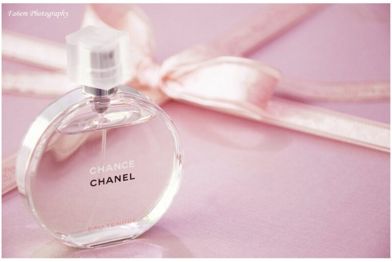 Chanel Perfume Bottle — Pink