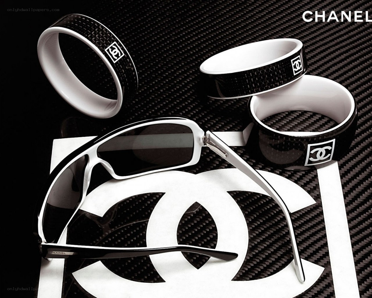 Chanel sunglasses and bracelets