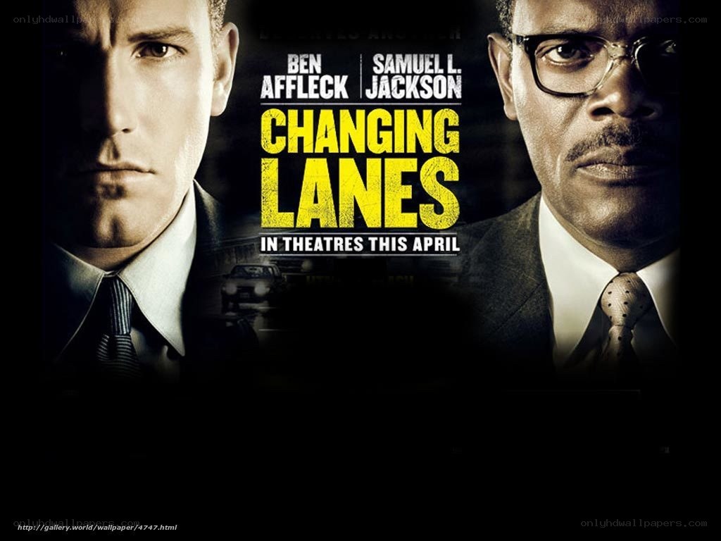 Changing Lanes movie poster