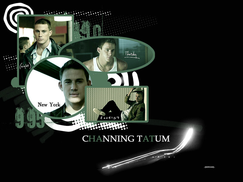 Channing Tatum Collage — Black
