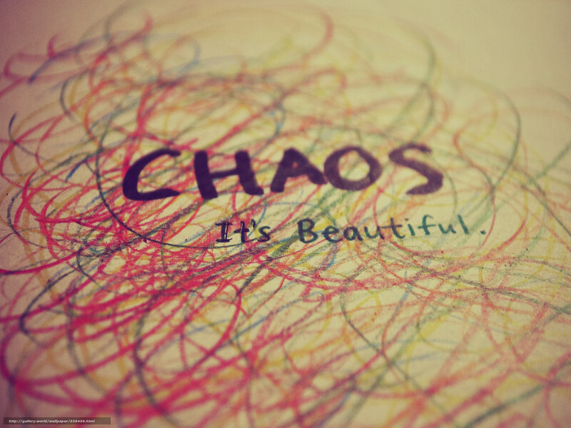 Chaos is beautiful