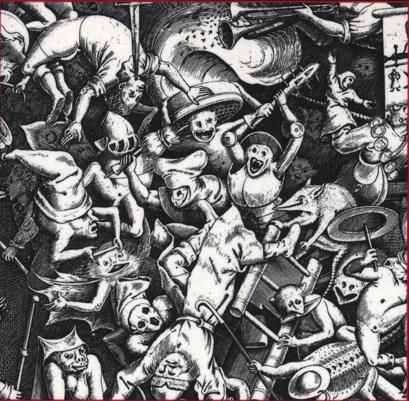 Chaotic Battle Scene — Black