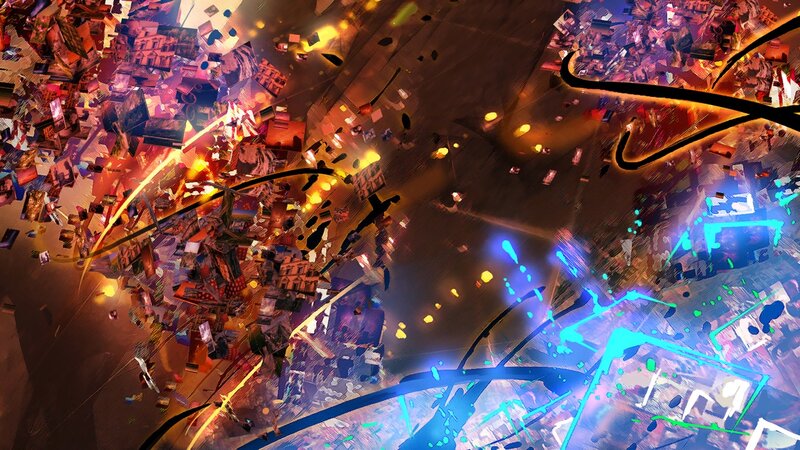 chaotic city destruction