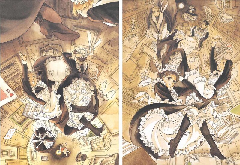 chaotic maid scene