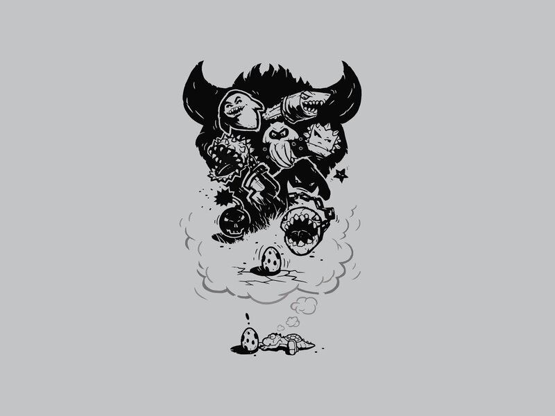 chaotic monster explosion