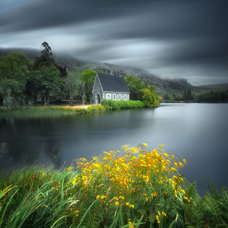 Chapel by a Lake — Green