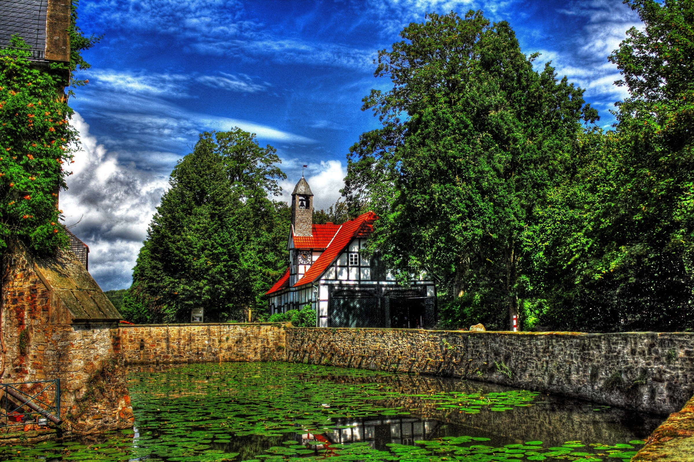 Chapel by the pond