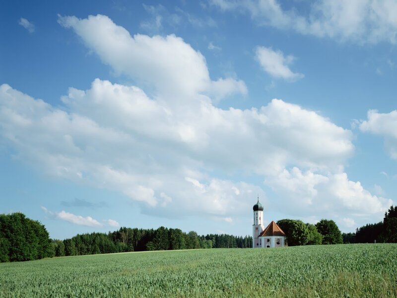 Chapel in Green Field