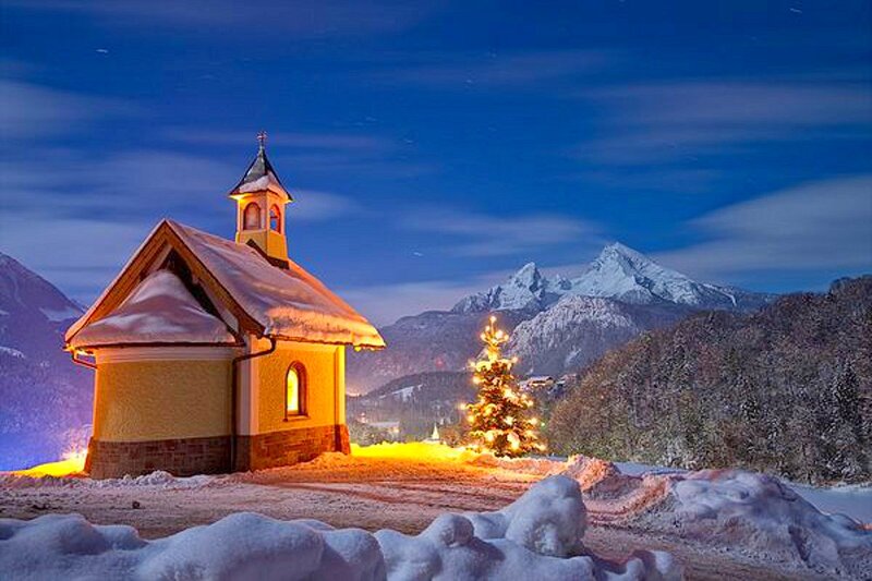 Chapel in Snow