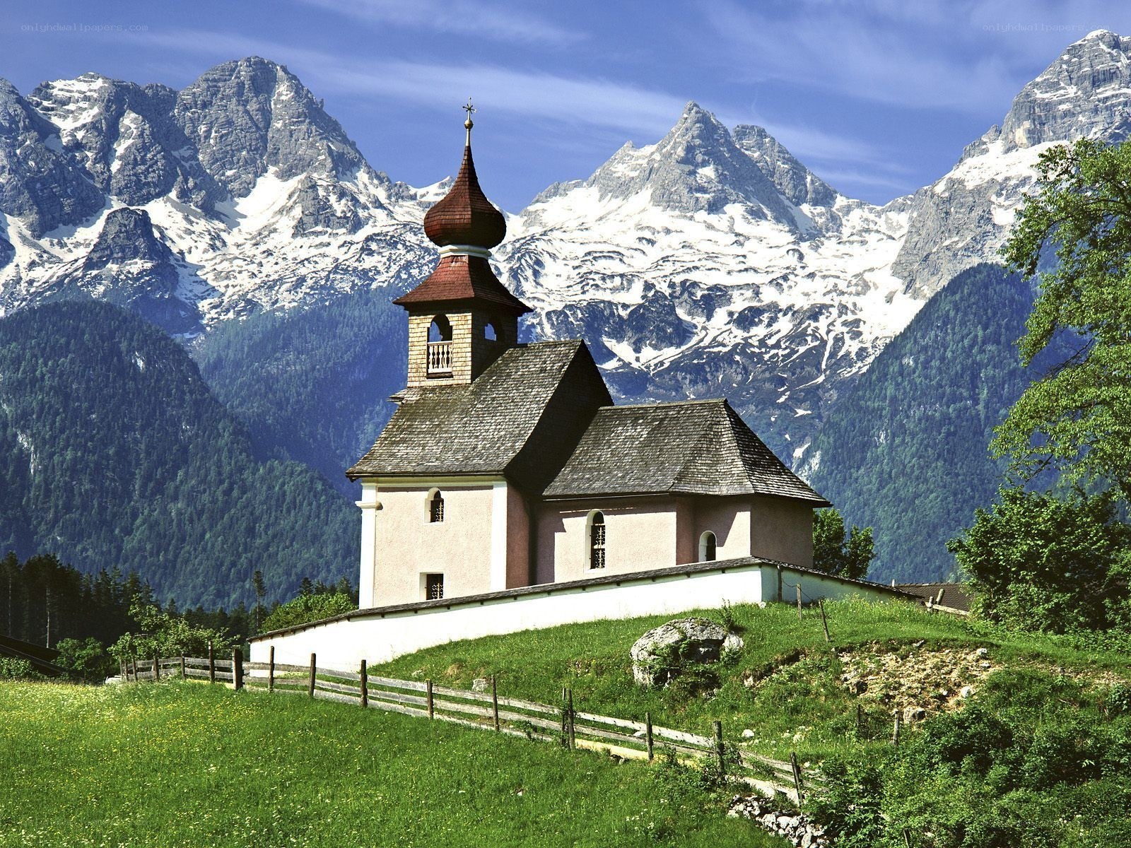 Chapel in the Alps