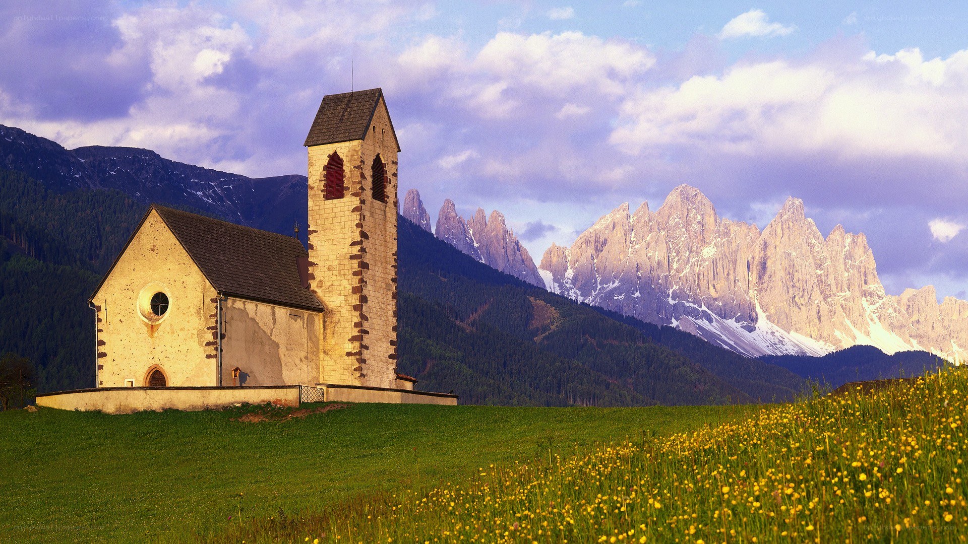 Chapel in the Dolomites
