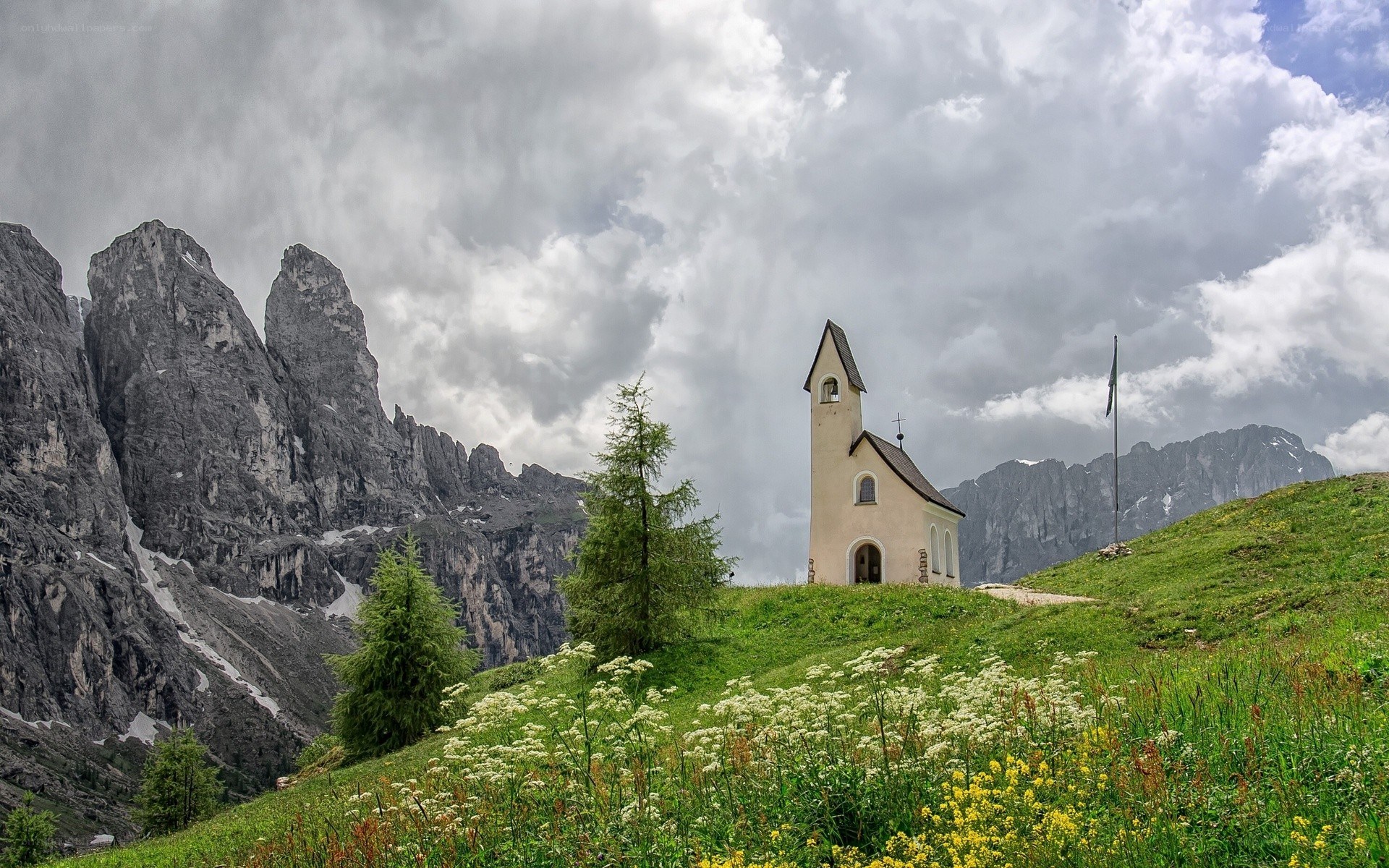 Chapel in the mountains