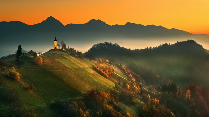 Chapel on Hilltop — Orange