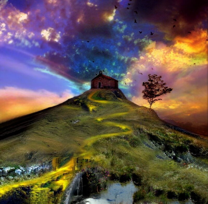 Chapel on Hilltop — Purple