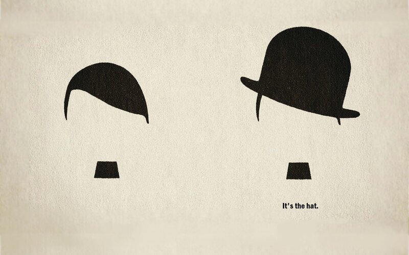 Chaplin's hat comparison