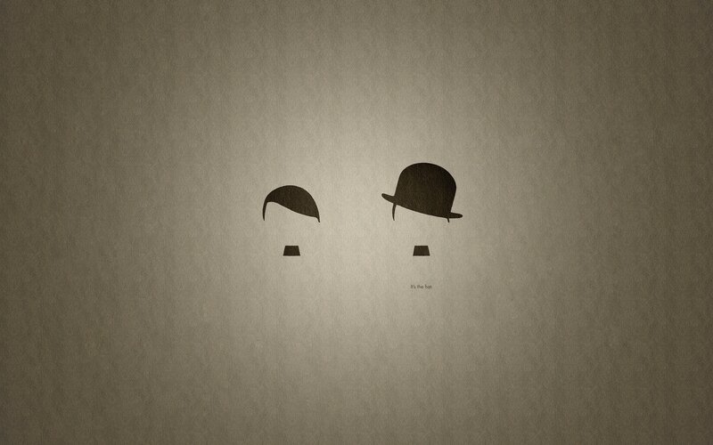 Chaplin silhouette art