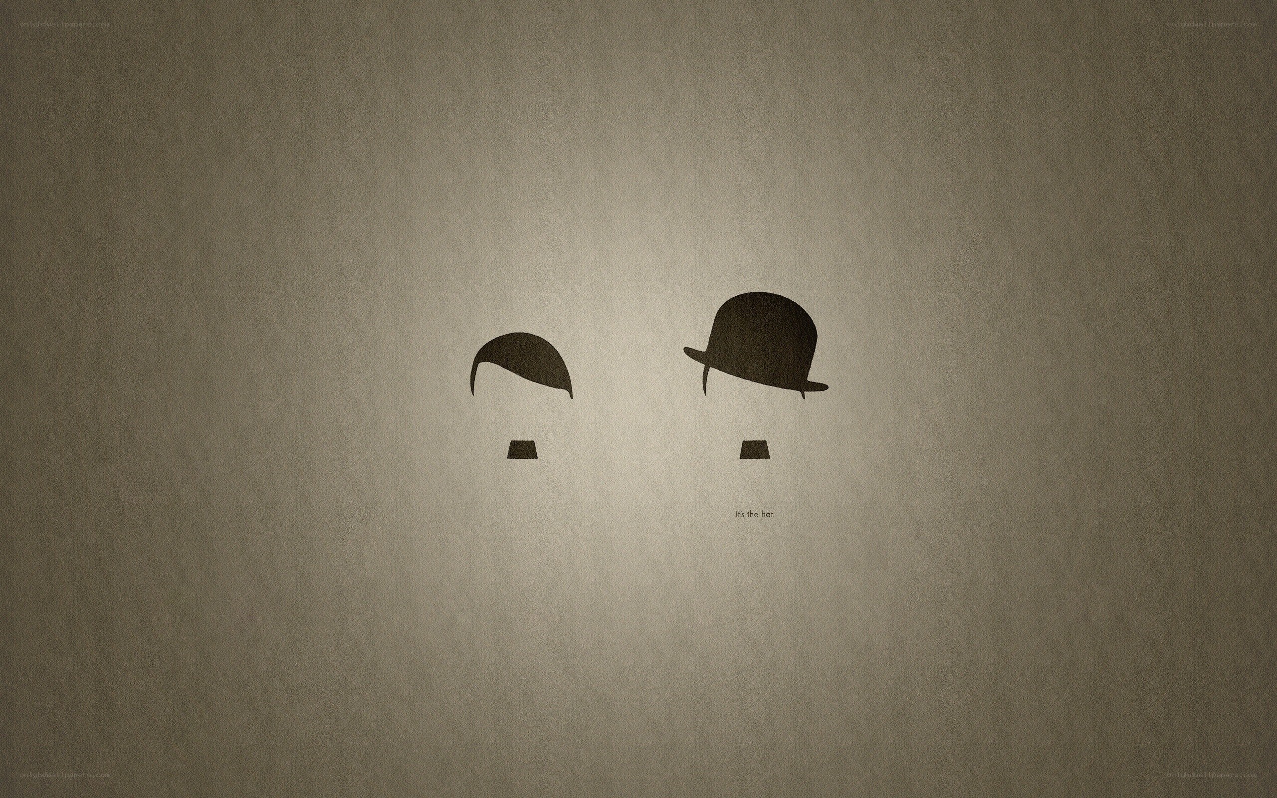 Chaplin silhouette art