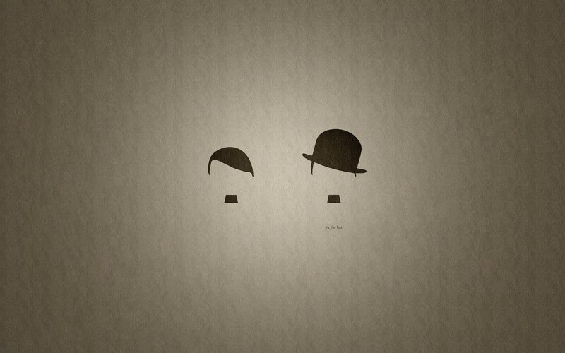 Chaplin silhouette art
