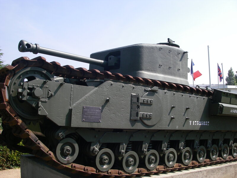 Char Churchill Crocodile tank