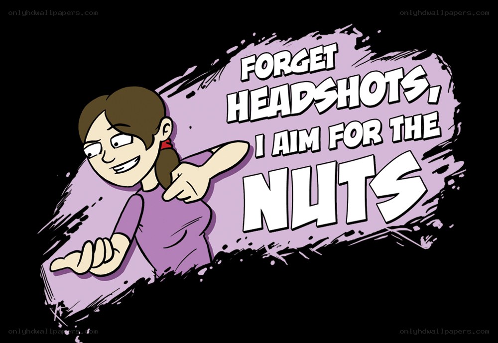 character aiming for nuts