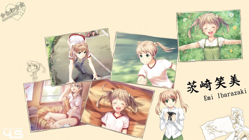 Character art collage of Emi Ibarazaki