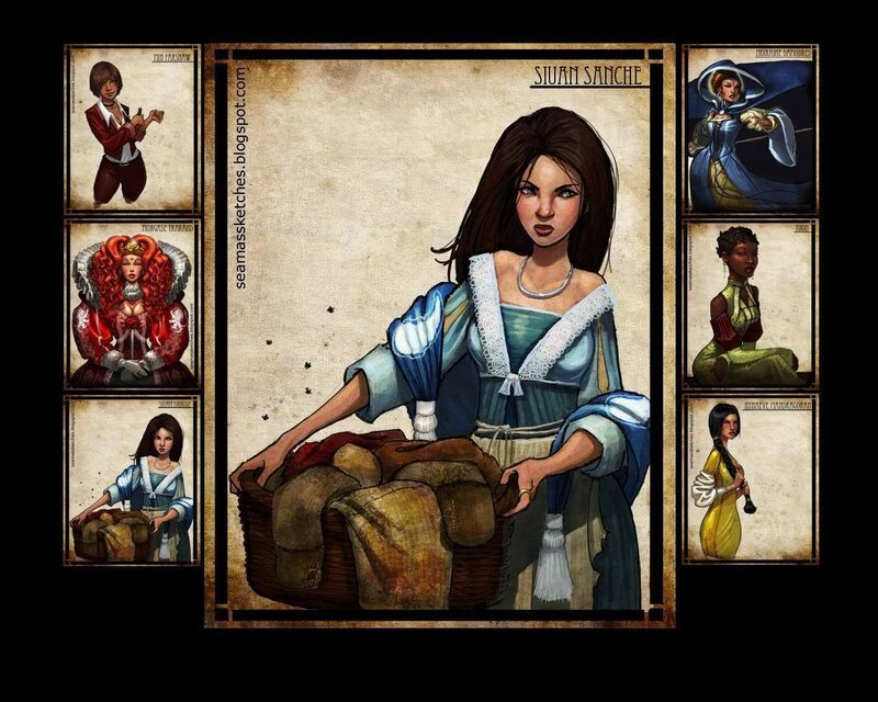Character art collection