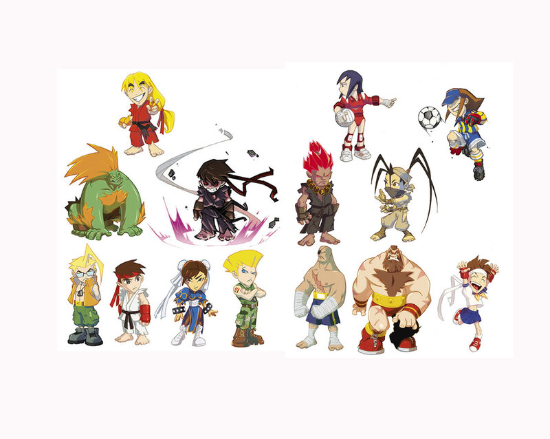 Character art collection