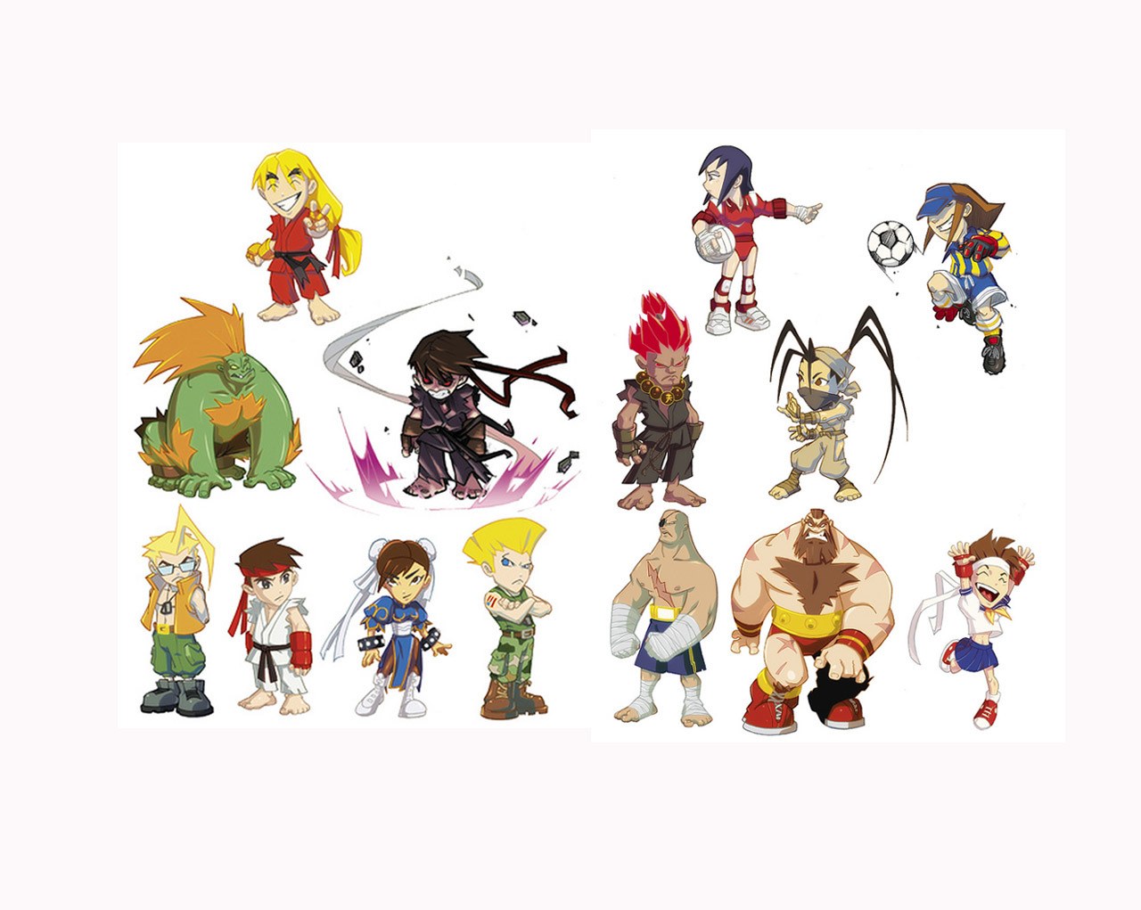 Character art collection