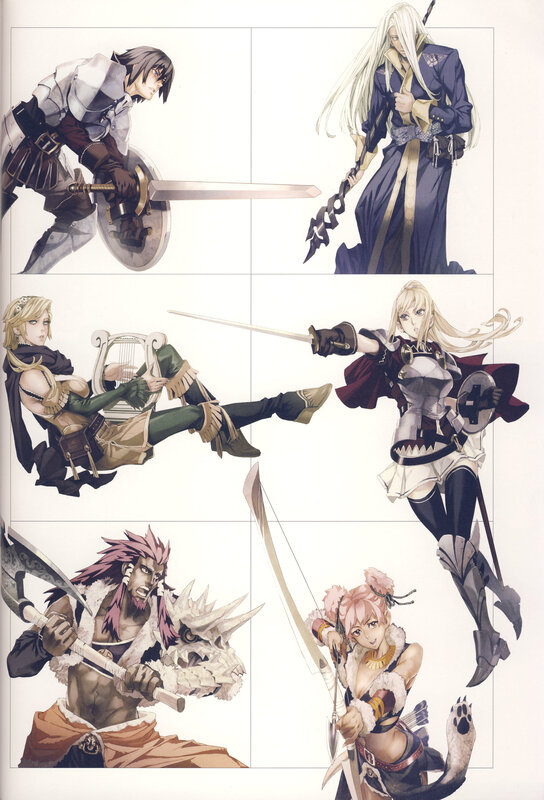 Character art from a fantasy game