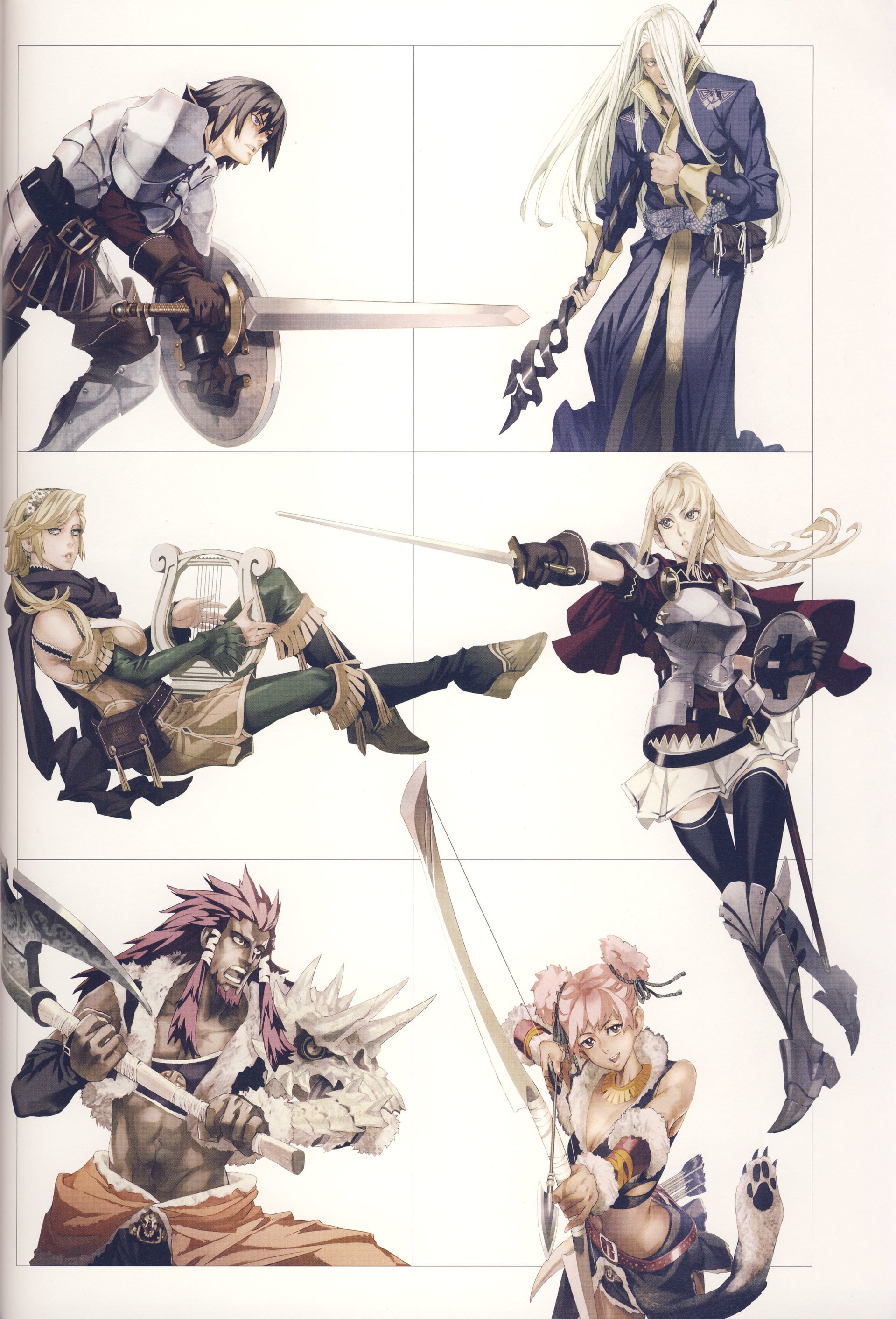Character art from a fantasy game
