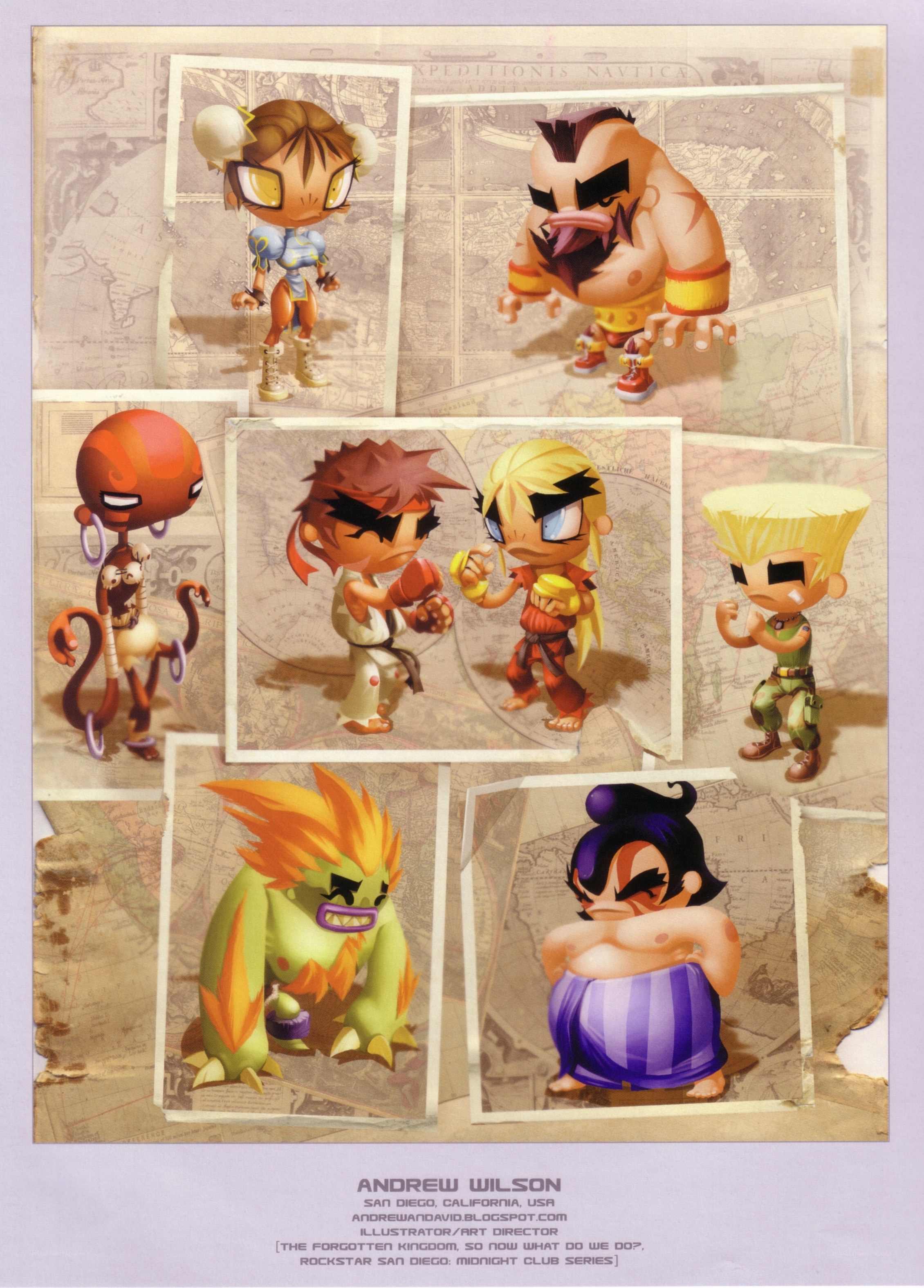 Character art from The Forgotten Kingdom