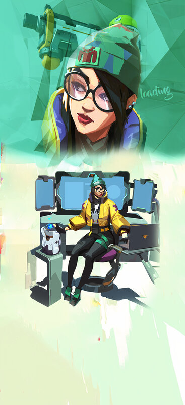 Character at a Console