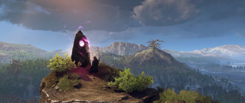 Character at Glowing Stone