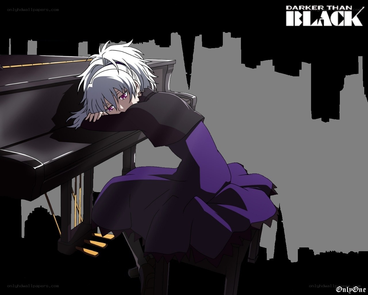 character at piano keyboard