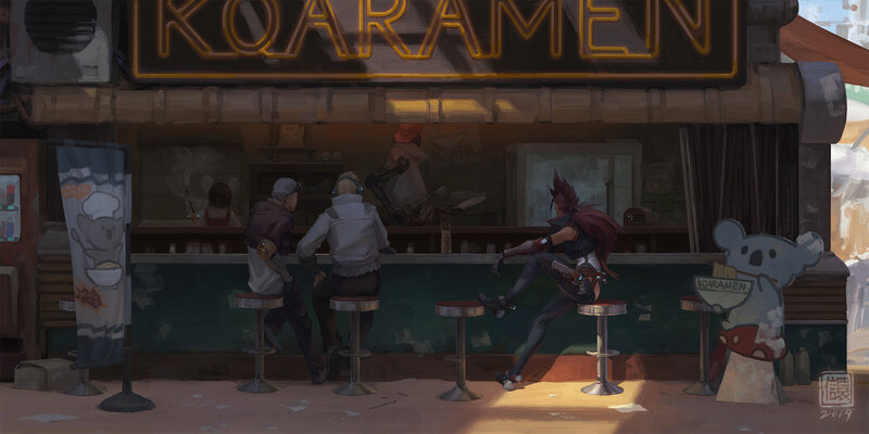 Character at Ramen Bar