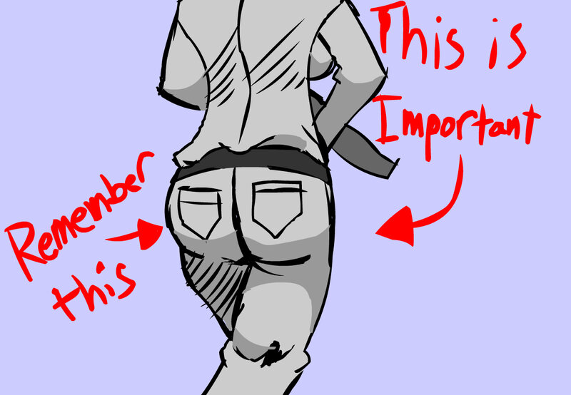 character back view illustration