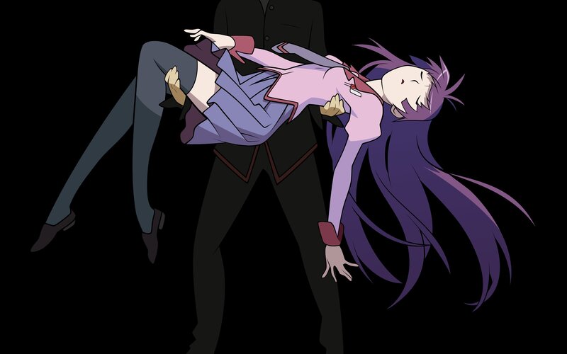 Character Being Carried — Purple