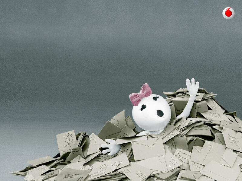 character buried in mail